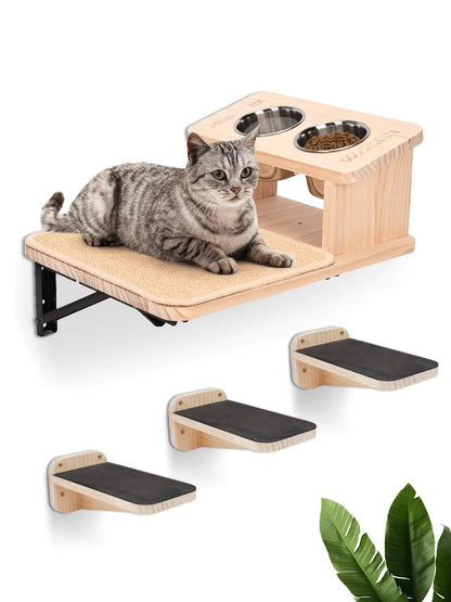 Wall Mounted Cat Adventure Set